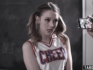 Cheerleader Teen Lily Larimar Complimented By Her Much Older Teacher Ryan Driller