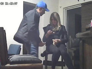 Spycam : Hot Blond Stepsister Caught With My Husband