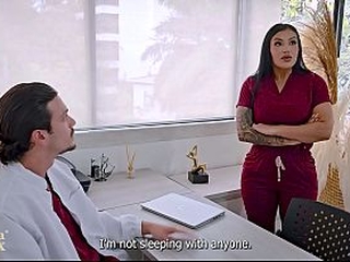Mariana'_s Anatomy Episode VI: Mariana is fired after having a threesome with her boss and the secretary - Mariana Martix, Andrea Castro &amp_ Joe Dimarco
