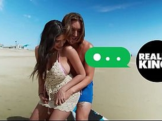 REALITY KINGS - Kira Noir And Jada Kai&rsquo_s Bikini Play Turns Into Oiled Booty Licking, Toys, And Hot Scissoring