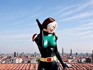 X-Men Rogue Evolution: She Drains Your Cock With One Touch (AI)